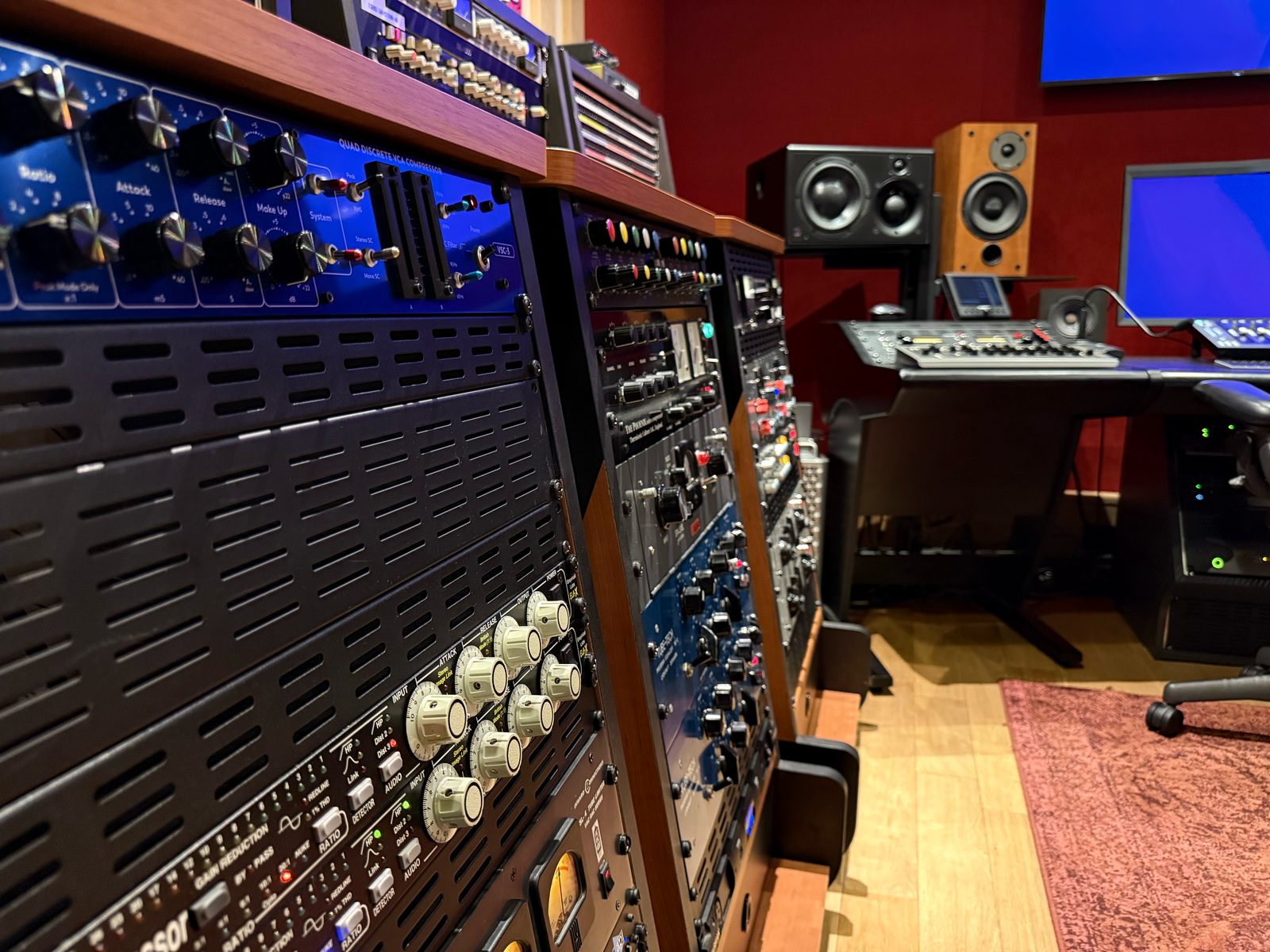 La régie du studio Backdoor